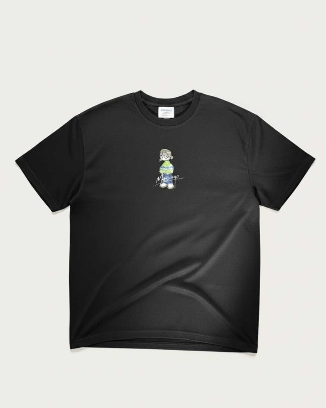 Premium Heavyweight Cotton Oversized T-Shirt 210 GSM Spooky Monsters Graphic Tee