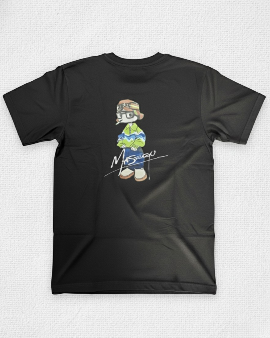 Premium Heavyweight Cotton Oversized T-Shirt 210 GSM Spooky Monsters Graphic Tee