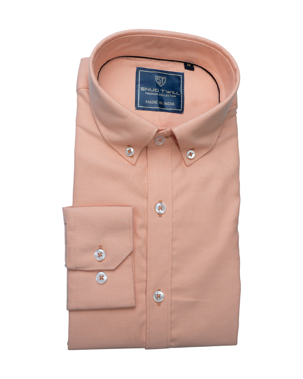 Peach Oxford  Shirt