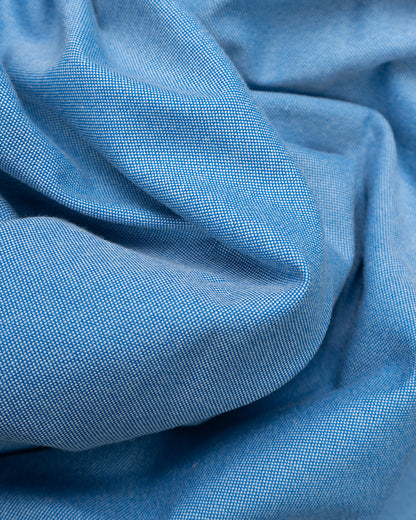Men's Premium 210 GSM Cotton Royal Blue Formal Shirt | Heavyweight & Breathable Fabric